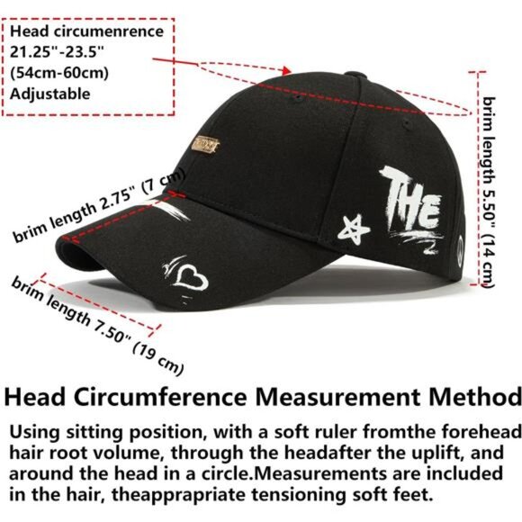 Unisex Trendy Graffiti Baseball Cap Adjustable Cotton Baseball Cap main image 4